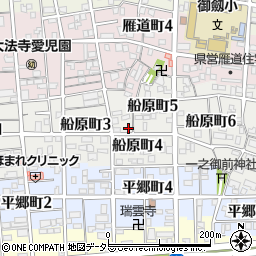 愛知県名古屋市瑞穂区船原町4丁目6周辺の地図