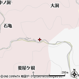 愛知県豊田市大蔵連町石亀5周辺の地図
