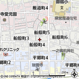 愛知県名古屋市瑞穂区船原町5丁目15周辺の地図