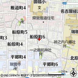 愛知県名古屋市瑞穂区船原町6丁目33周辺の地図