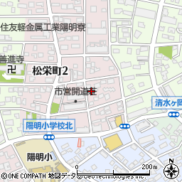 愛知県名古屋市瑞穂区松栄町2丁目48周辺の地図