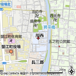 愛知県蟹江町（海部郡）蟹江本町（川西）周辺の地図