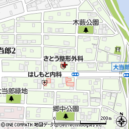 愛知県名古屋市中川区大当郎1丁目1304周辺の地図
