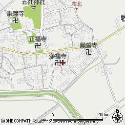 滋賀県近江八幡市牧町698周辺の地図