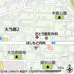 愛知県名古屋市中川区大当郎1丁目1309-1周辺の地図