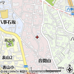 愛知県名古屋市天白区音聞山818周辺の地図