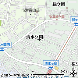愛知県名古屋市瑞穂区彌富町清水ケ岡30周辺の地図