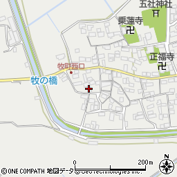 滋賀県近江八幡市牧町896周辺の地図