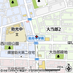 名古屋助光郵便局周辺の地図