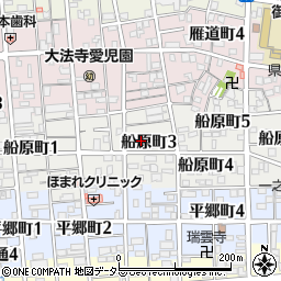 愛知県名古屋市瑞穂区船原町3丁目6周辺の地図