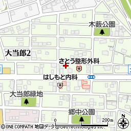 愛知県名古屋市中川区大当郎1丁目1310周辺の地図