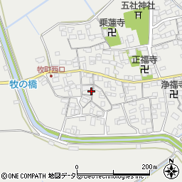 滋賀県近江八幡市牧町901周辺の地図