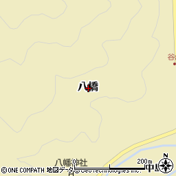 愛知県北設楽郡設楽町八橋周辺の地図