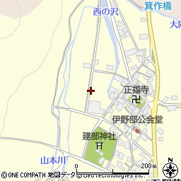 〒529-1435 滋賀県東近江市五個荘伊野部町の地図