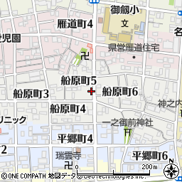 愛知県名古屋市瑞穂区船原町5丁目17周辺の地図