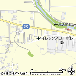 兵庫県丹波市柏原町柏原1735-2周辺の地図