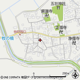 滋賀県近江八幡市牧町917周辺の地図