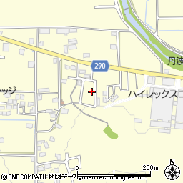 兵庫県丹波市柏原町柏原1740-21周辺の地図