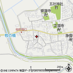 滋賀県近江八幡市牧町916周辺の地図