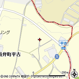 三重県いなべ市員弁町平古76周辺の地図