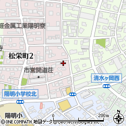 愛知県名古屋市瑞穂区松栄町2丁目50周辺の地図
