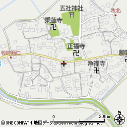 滋賀県近江八幡市牧町995周辺の地図