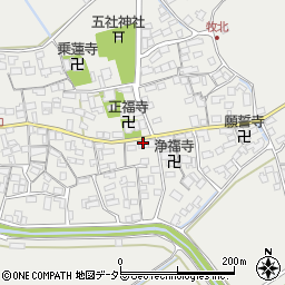 滋賀県近江八幡市牧町963周辺の地図