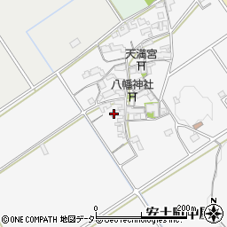 滋賀県近江八幡市安土町中屋169周辺の地図