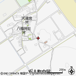 滋賀県近江八幡市安土町中屋176周辺の地図