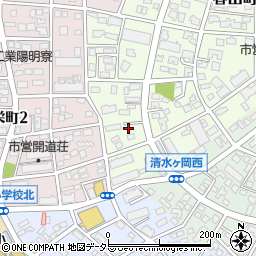 愛知県名古屋市瑞穂区春山町19-18周辺の地図