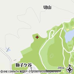 愛知県豊田市中金町切山周辺の地図