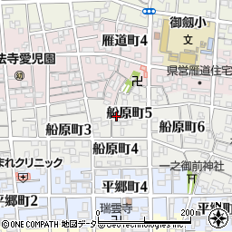 愛知県名古屋市瑞穂区船原町5丁目12周辺の地図