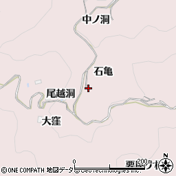 愛知県豊田市大蔵連町石亀18周辺の地図