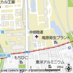 中部陸運株式会社　富士川流通センター周辺の地図