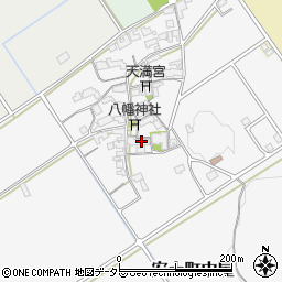 滋賀県近江八幡市安土町中屋171周辺の地図