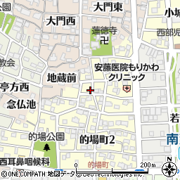 愛知県名古屋市中川区的場町1丁目72周辺の地図