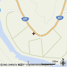 京都府京都市右京区京北栃本町宮ノ前38-1周辺の地図