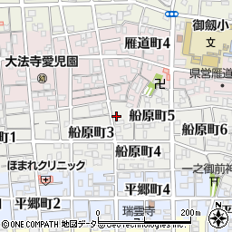 愛知県名古屋市瑞穂区船原町4丁目3周辺の地図