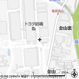 愛知県豊田市亀首町金山周辺の地図