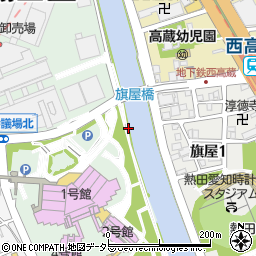 愛知県名古屋市熱田区熱田西町西川並周辺の地図