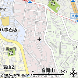 愛知県名古屋市天白区音聞山811周辺の地図