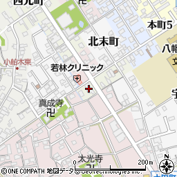 滋賀県近江八幡市板屋町18周辺の地図