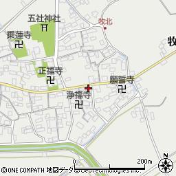 滋賀県近江八幡市牧町694周辺の地図