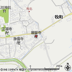 滋賀県近江八幡市牧町673周辺の地図