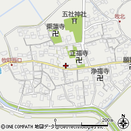 滋賀県近江八幡市牧町982周辺の地図