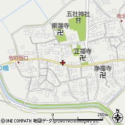 滋賀県近江八幡市牧町944周辺の地図