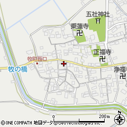 滋賀県近江八幡市牧町880周辺の地図