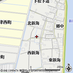 愛知県名古屋市中川区富田町大字榎津周辺の地図