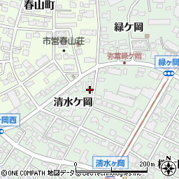 愛知県名古屋市瑞穂区彌富町清水ケ岡21-1周辺の地図