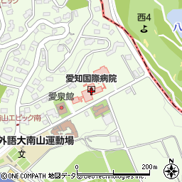 愛知国際病院周辺の地図
